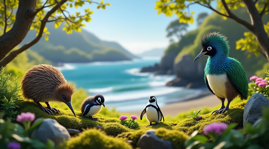 explorez la richesse de la faune unique de nouvelle-zélande et découvrez des animaux exceptionnels que l'on trouve uniquement sur cette île fascinante.